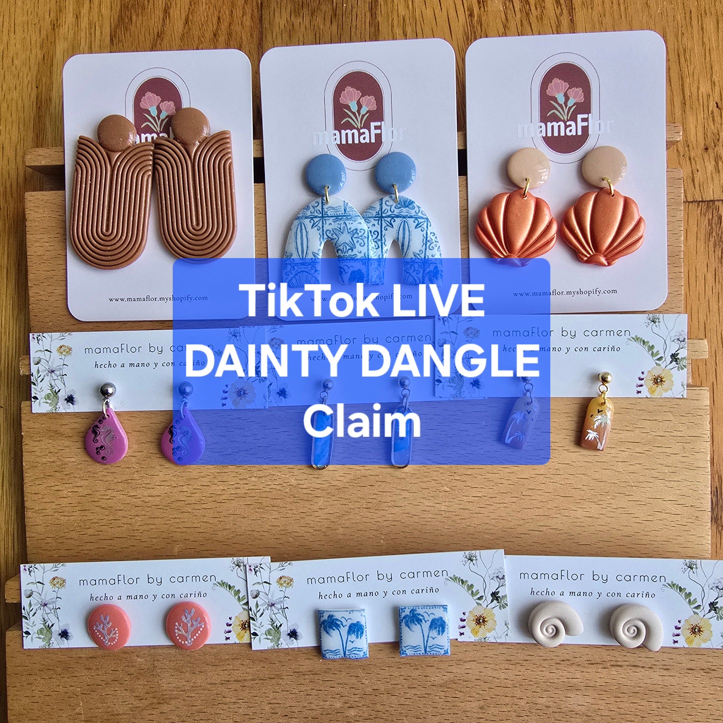 Dainty Dangle Earrings - TikTok LIVE Claim