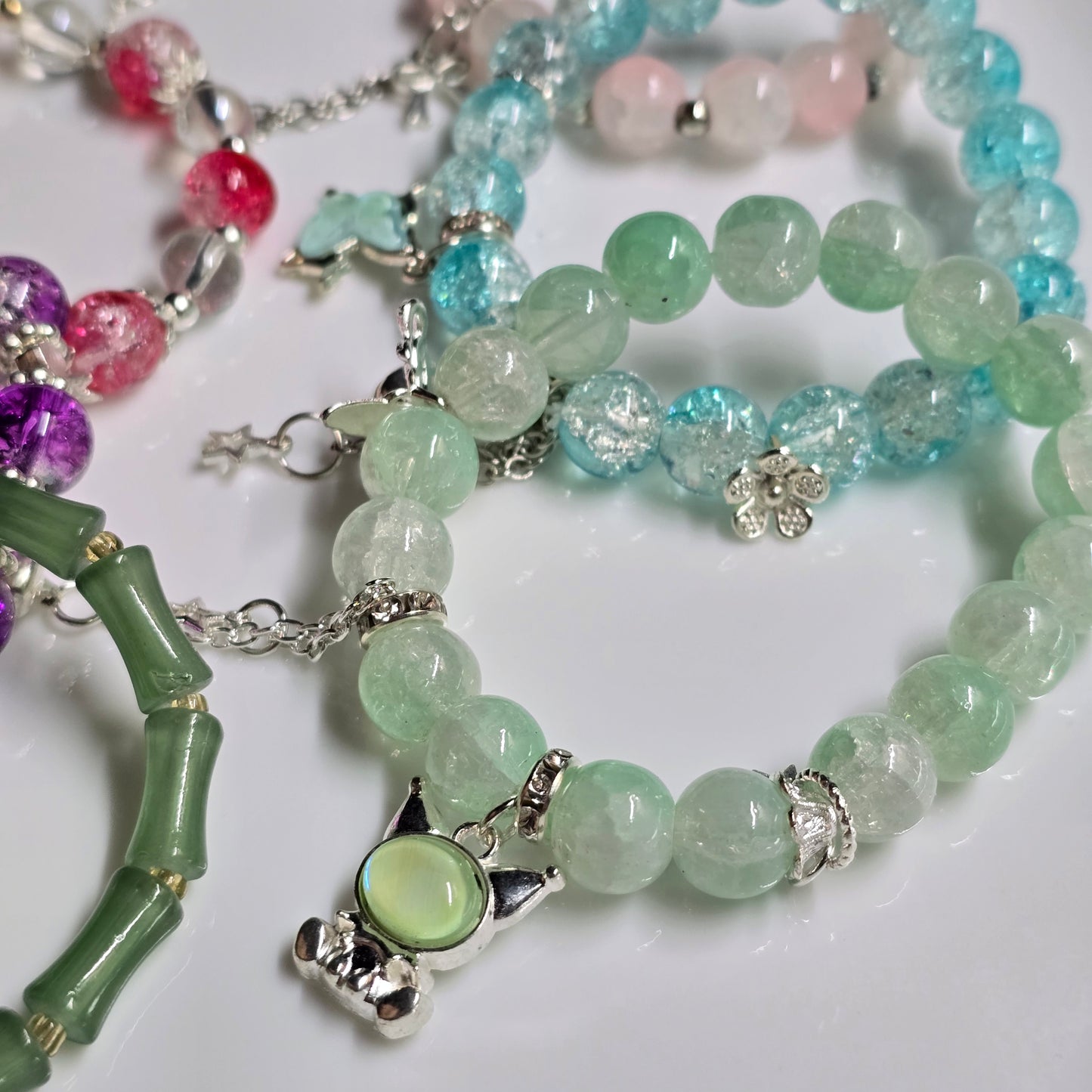 Glass Bead Charm Bracelet - Basket Reveal - TikTok LIVE Only