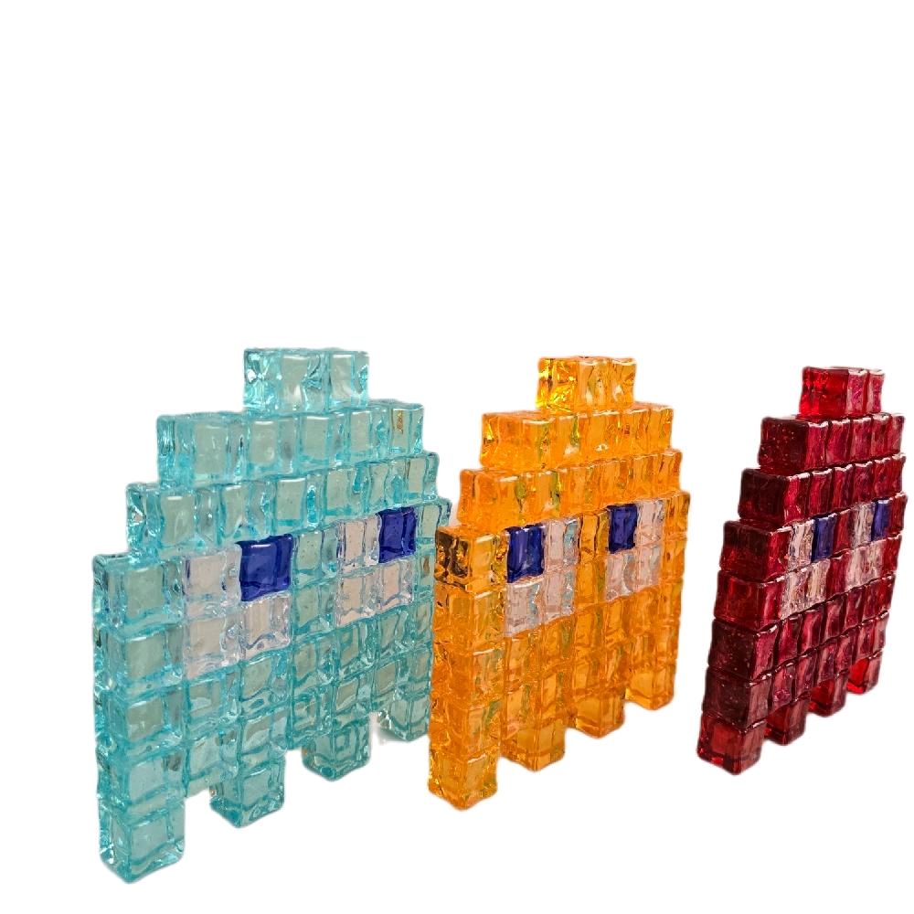 Pixel Retro Ghost Character - desktop decor