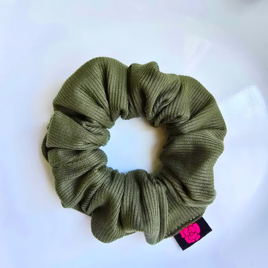 Moss Knit Scrunchie
