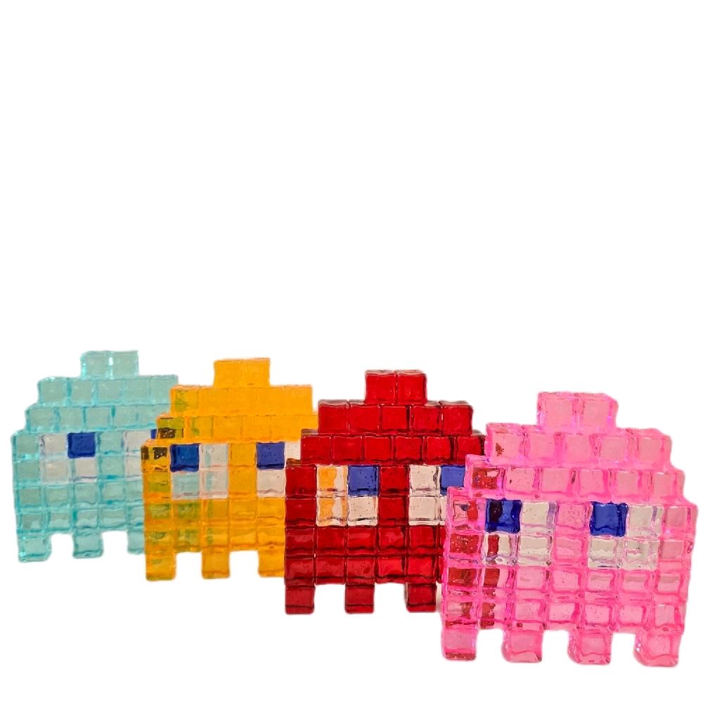 Pixel Retro Ghost Character - desktop decor