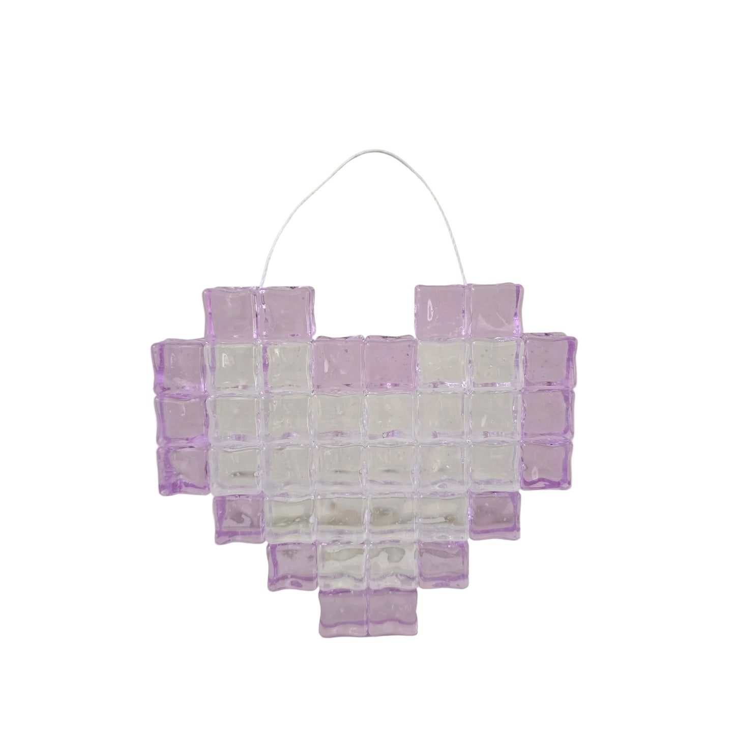 Pixel Valentine Heart - hanging decor